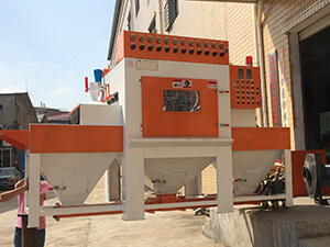 水除尘自动喷砂机