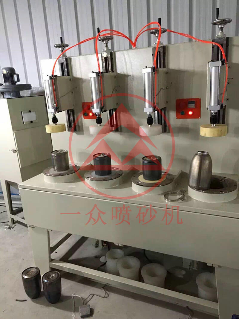 水壶自动喷砂机