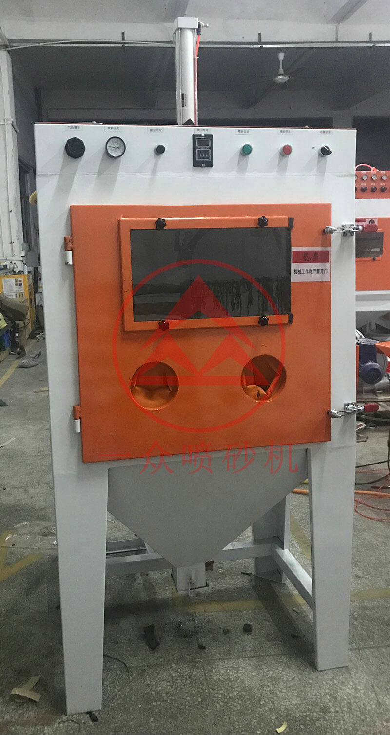 小型转篮自动喷砂机